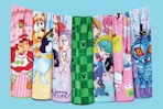 licensed character kids beach towels collage