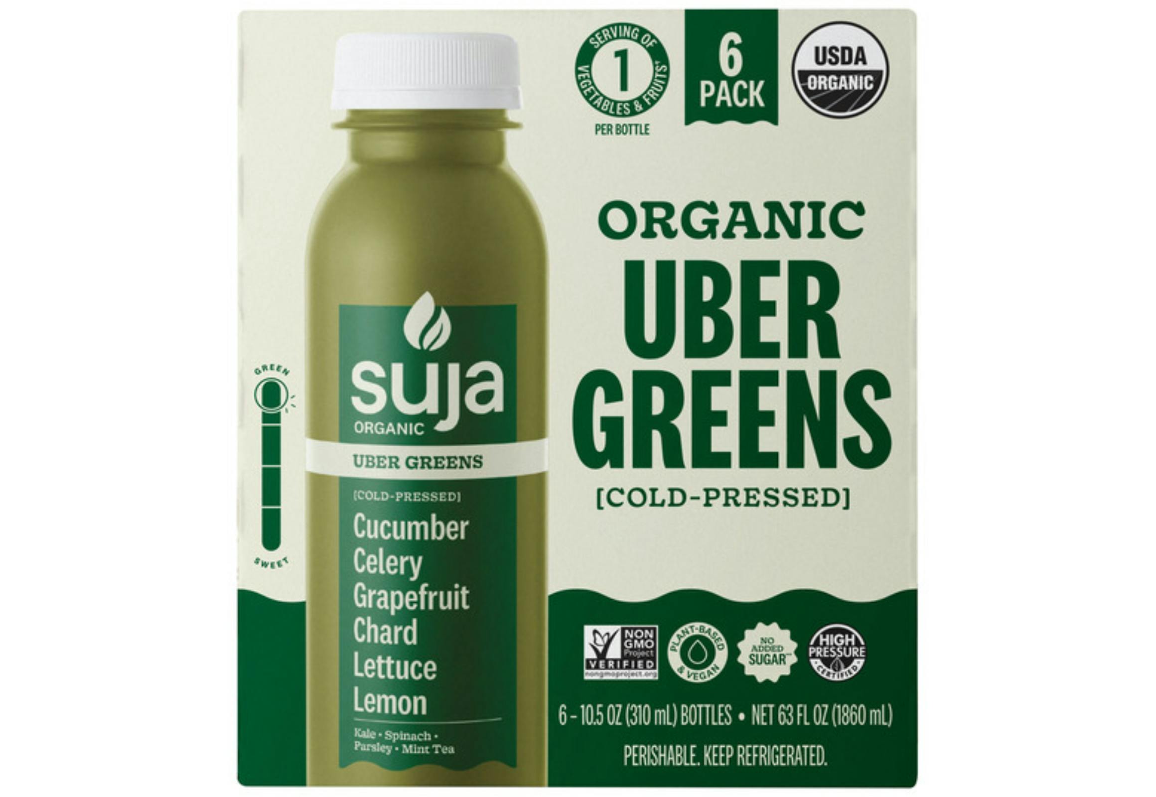 Suja Organic Uber Greens 6-Pack