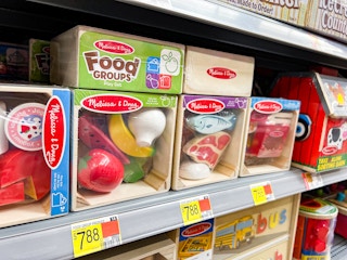 Walmart in-store photo of the Melissa & Doug Food Group Toy