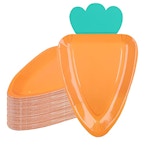 Carrot Shape Paper Plates