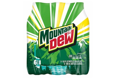 4 Mountain Dew Soda 6-Packs