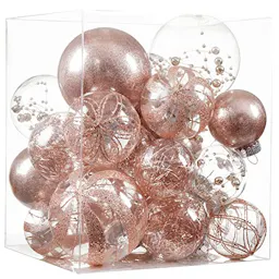 Clear Christmas Ball Ornaments