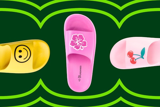 Walmart No Boundaries women's comfort slides