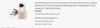 Amazon Interactive Laser Cat Toy 2025