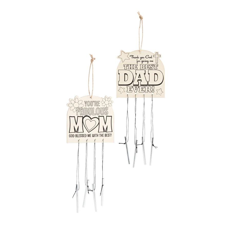 Color Your Own Wind Chimes