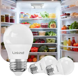 A15 LED Refrigerator Light Bulbs 3-Pack