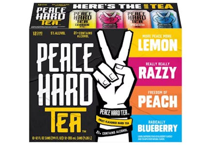 2 Peace Hard Tea 12-Packs