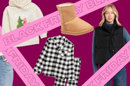 50% Off at Old Navy for Black Friday: $25 Women's Vest, $11 Kids' Boots card image