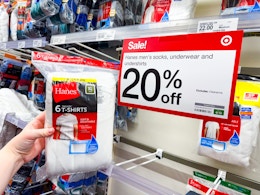 Hanes Men’s T-shirt Sets, as Low as $14 at Target card image