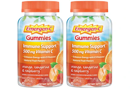 2 Emergen-C Gummies Bottles