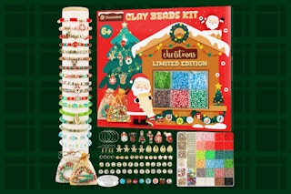 6000 Pcs Christmas Clay Beads Bracelet Making Kit