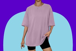 Trendy Queen Womens Oversized T-Shirt