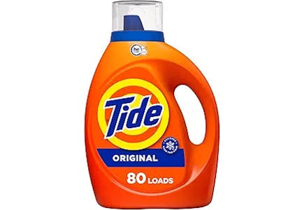 4 Tide Laundry Detergents
