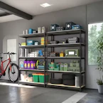 Heavy-Duty Metal Shelving Set