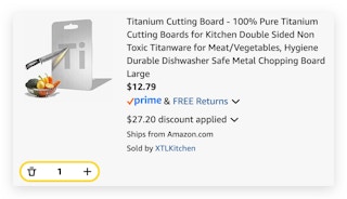 Titanium Cutting Board