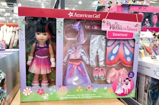 costco american girl wellie wishers fairytale dress-up set