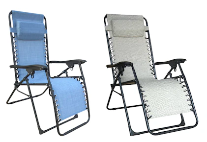 2 Sonoma Goods For Life Antigravity Chairs