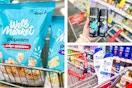 collage image of popcorn, shampoo, and deodorant