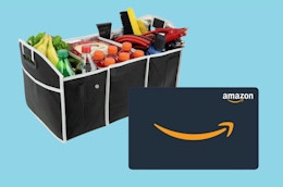 Get a 1-Year AARP Membership and an Amazon Gift Card or Trunk Bag for $12 card image