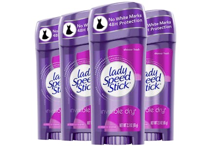 Lady Speed Stick Deodorant 4-Pack