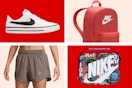 Nike Kids’ Court Legacy Shoes, Nike Women’s Dri-Fit Shorts, Nike Heritage Backpack, Nike Lunch Tote