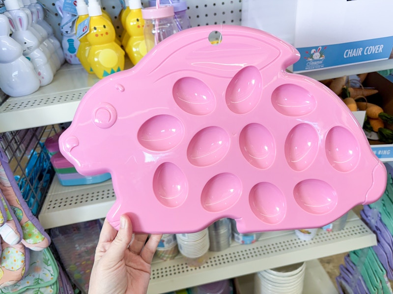 dollar tree easter egg plate th