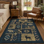 Rustic Cabin Entryway Rug