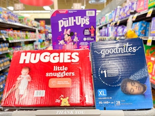 Huggies Little Snugglers, Pull Ups, and Goodnites Underwear