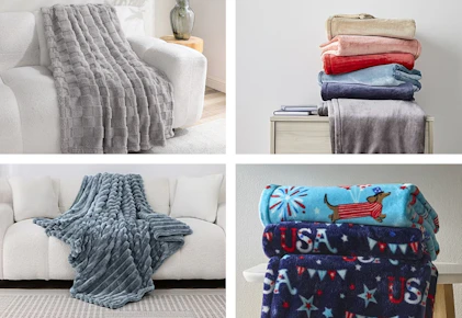 Plush Throw Blanket