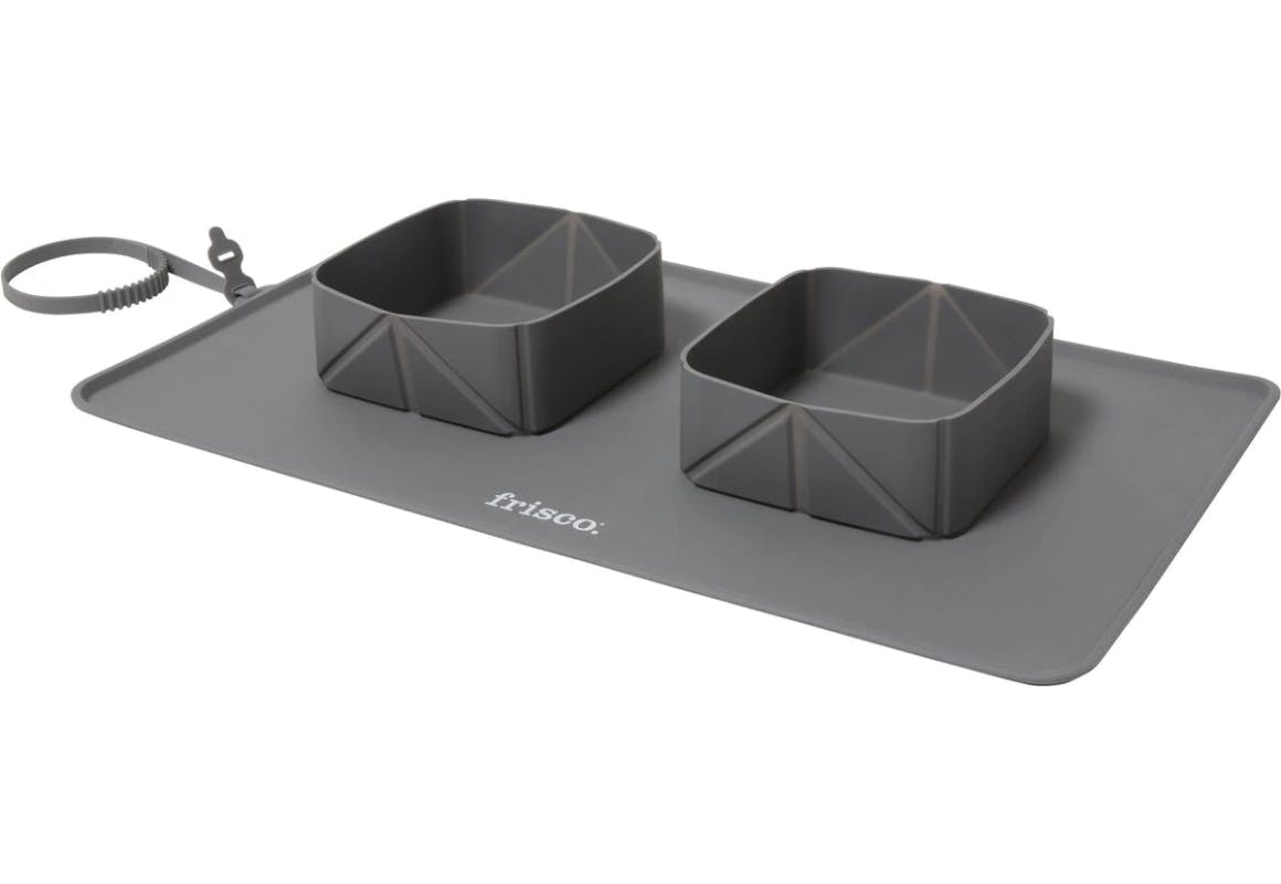 Frisco Travel Silicone Pet Travel Bowls