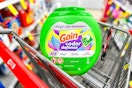 large tub of gain flings in a cvs cart