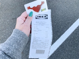 Ikea gift card and return receipt