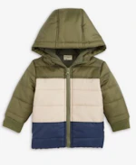 Baby Hooded Colorblocked Jacket