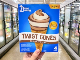 Blue Bunny Twist Cones, Only $1.30 per Box at Walmart