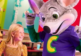 Chuck E. Cheese: Unlimited Games for 60 Minutes, Only $19.99 at Groupon card image