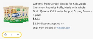 Apple Cinnamon Roundos Puffs