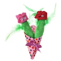 Plush Flowers Cat Toy