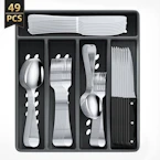 Silverware Set with Organizer