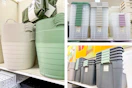 Storage area shots in Target store (featuring 3 different styles)