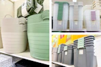 Storage area shots in Target store (featuring 3 different styles)