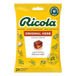 2 Ricola Cough Drops Bags