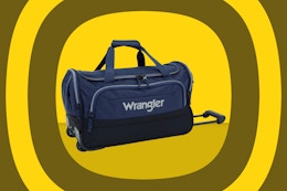 Wrangler Rolling Duffel, Now Only $19.73 at Walmart (Reg. $72) card image