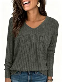 Women's Long Sleeve Tunic Top