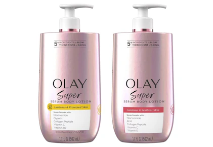 2 Olay Super Serum Body Lotions