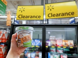 Ice Cream Clearance at Walmart