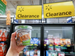 Ice Cream Clearance at Walmart