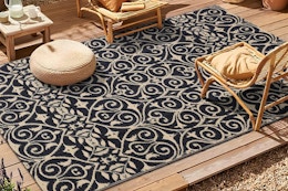 Waterproof Outdoor Rug, as Low as $28 on Amazon card image