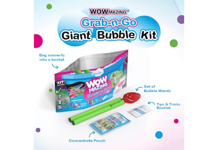 Wowmazing Grab-n-Go Giant Bubble Kit