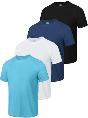 Kids' Rash Guard Swim Shirts 4-Pack