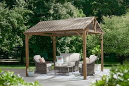 Save Over $1,200 on This Hampton Bay Gazebo at The Home Depot card image
